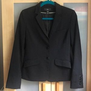 H & M black blazer size 6